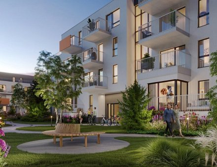 Nowe Flisy rosną nad Kanałem Bydgoskim – poznaj mieszkania w budynkach G i H