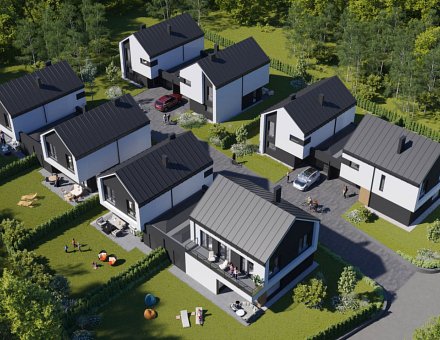 Ostatni dom na Osiedlu Nad Brzegiem w Osielsku